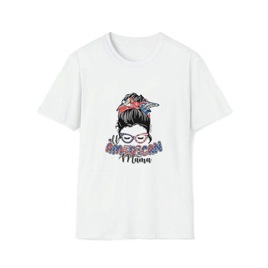 All American Mama Premium T Shirt, Mother's Day Premium T Shirt, Mom Shirt