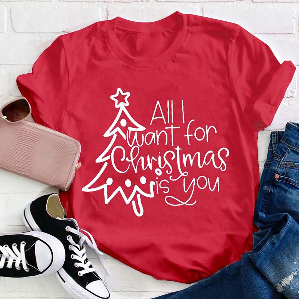 All I Want For Christmas Is You T Shirt, Merry T Shirt, Unisex Christmas Shirts