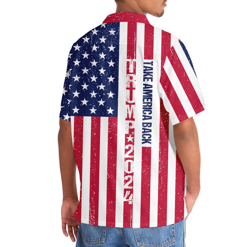 America 2024 Hawaiian Shirt, Funny Hawaiian Shirt, Usa Hawaiian Shirt, Vintage Hawaiian Shirts