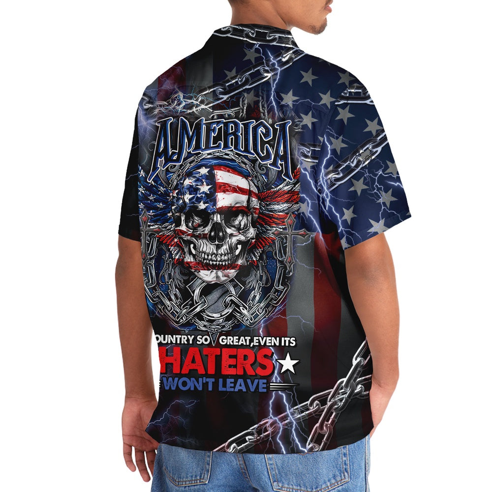 America The Great Country Hawaiian Shirt, Funny Hawaiian Shirt, Usa Hawaiian Shirt, Vintage Hawaiian Shirts