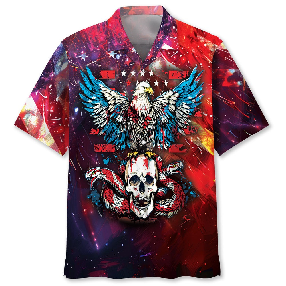 American Freedom Hawaiian Shirt, Funny Hawaiian Shirt, Usa Hawaiian Shirt, Vintage Hawaiian Shirts