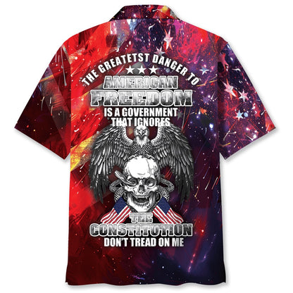 American Freedom Hawaiian Shirt, Funny Hawaiian Shirt, Usa Hawaiian Shirt, Vintage Hawaiian Shirts