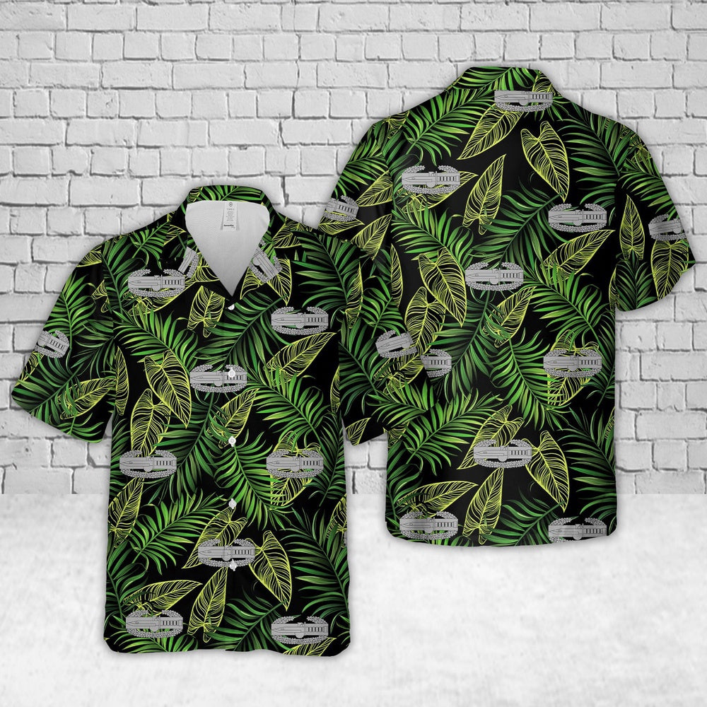 Army Hawaiian Shirt, US Army Combat Action Badge (CAB) Hawaiian Shirt, Veteran Hawaiian Shirts