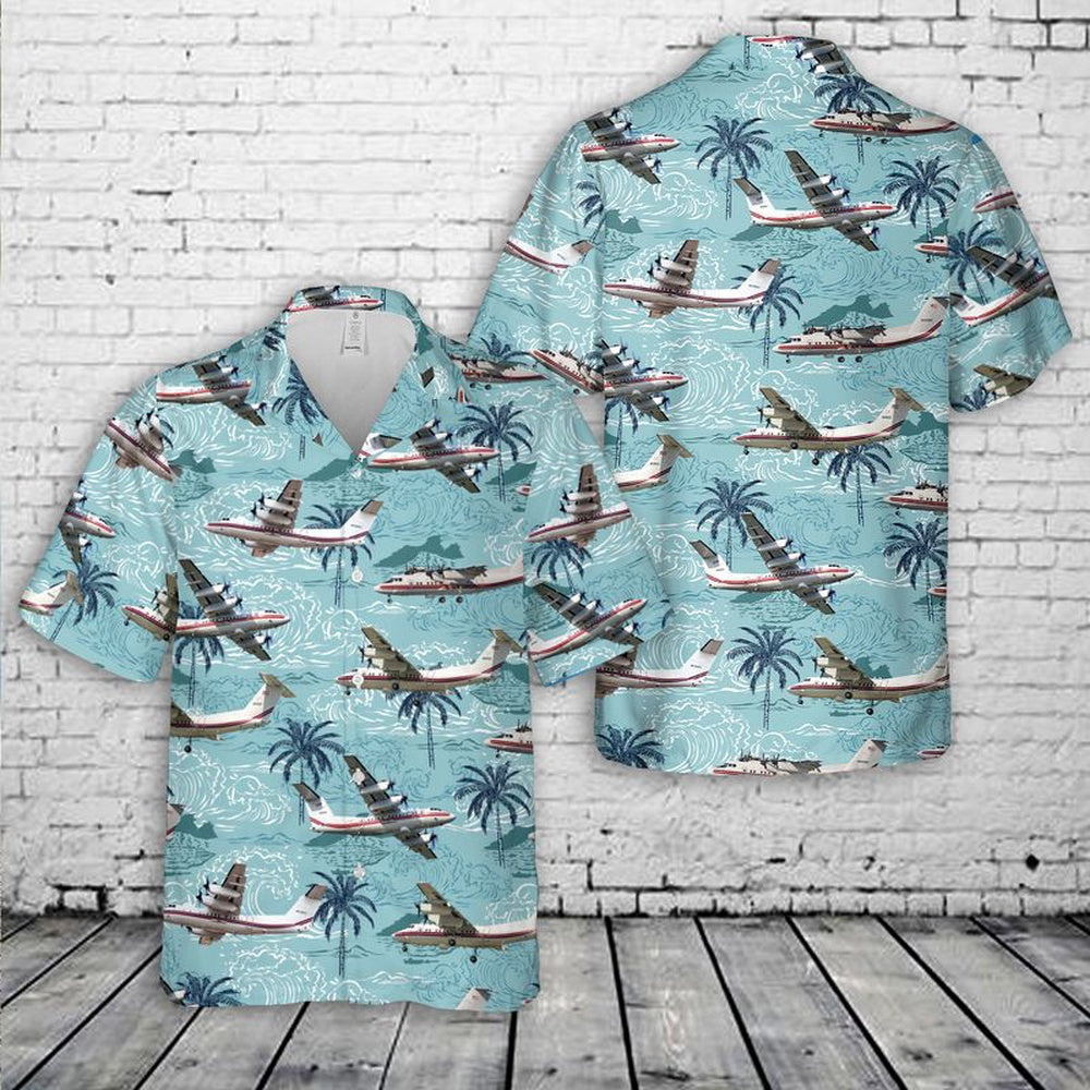 Army Hawaiian Shirt, US Army DCH-7 Dash airplane Hawaiian Shirt, Veteran Hawaiian Shirts