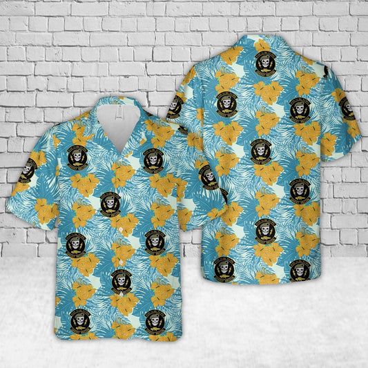 Army Hawaiian Shirt, US Army D Co 1st Battalion 5th Special Forces Group (5th SFG)(A) (Ghost Recon) Hawaiian Shirt, Veteran Hawaiian Shirts