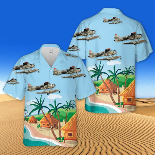 Army Hawaiian Shirt, US Army De Havilland Canada DHC-2 Beaver Hawaiian Shirt, Veteran Hawaiian Shirts
