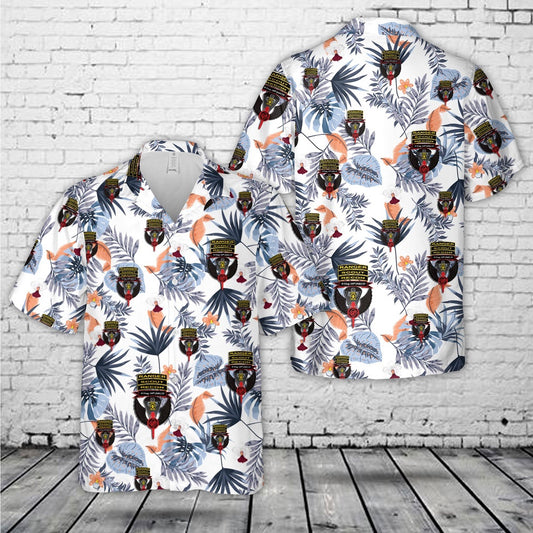 Army Hawaiian Shirt, US Army Delta Troop 1-509th Hawaiian Shirt, Veteran Hawaiian Shirts