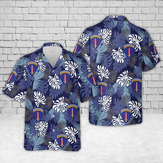 Army Hawaiian Shirt, US Army Europe and Africa (USAREUR-AF) Hawaiian Shirt, Veteran Hawaiian Shirts