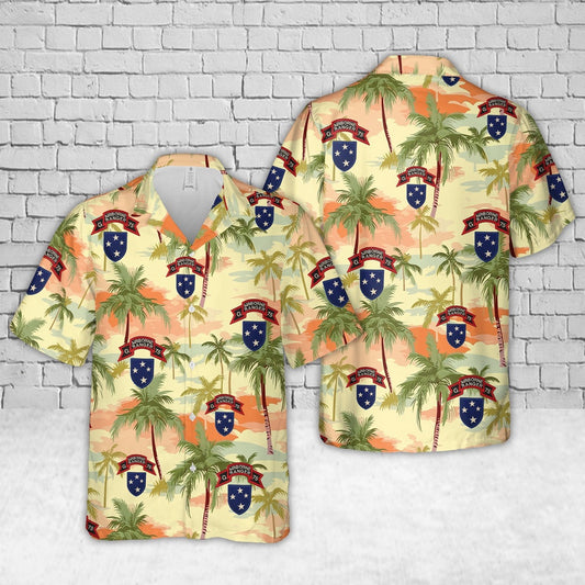 Army Hawaiian Shirt, US Army G Co, 75th Infantry Regiment - Ranger Hawaiian Shirt, Veteran Hawaiian Shirts