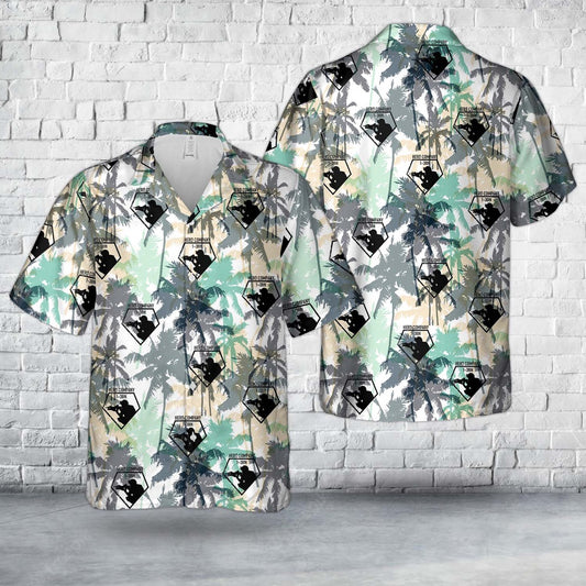 Army Hawaiian Shirt, US Army HHC, 1-38 Infantry, 1st Stryker Brigade Combat Team, 4th Infantry Division Hawaiian Shirt, Veteran Hawaiian Shirts