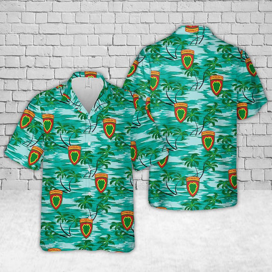 Army Hawaiian Shirt, US Army Hawaiian Division Hawaiian Shirt, Veteran Hawaiian Shirts