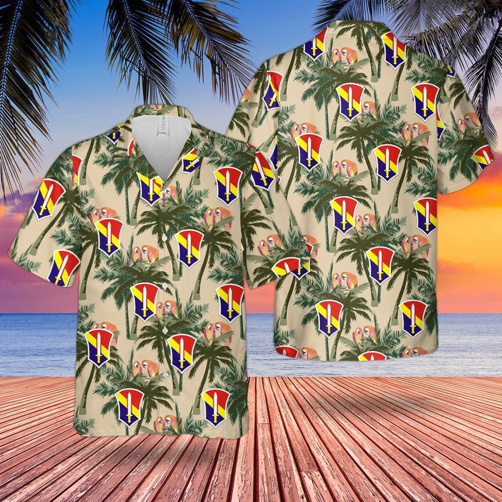 Army Hawaiian Shirt, US Army I Field Force, Vietnam Hawaiian Shirt, Veteran Hawaiian Shirts