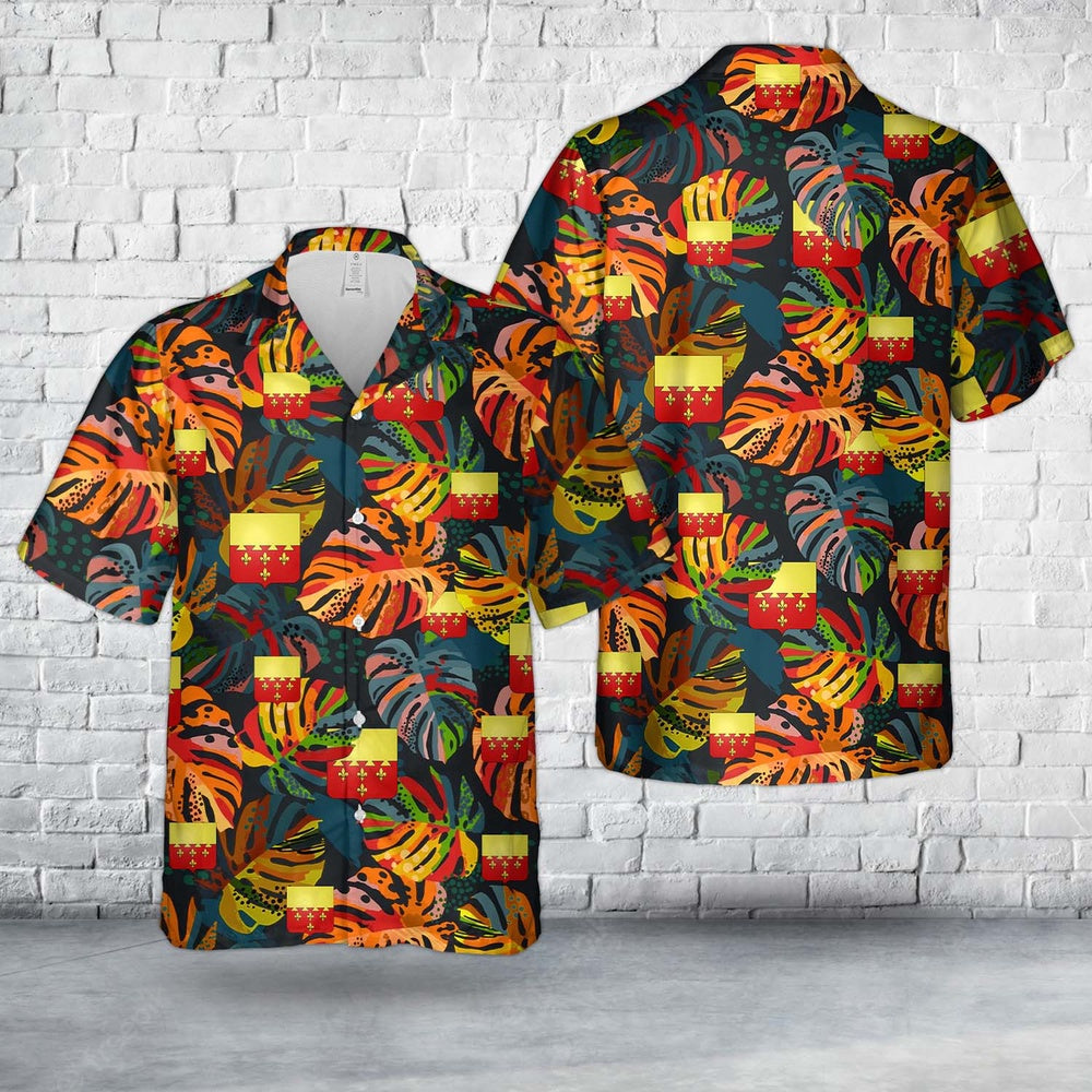 Army Hawaiian Shirt, US Army Illinois Army National Guard, 106th Cavalry Regiment (106th CR) Hawaiian Shirt, Veteran Hawaiian Shirts