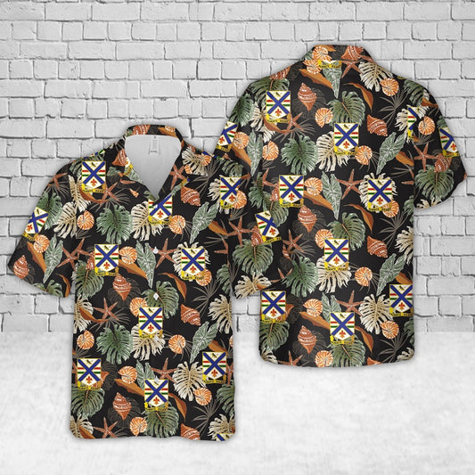 Army Hawaiian Shirt, US Army Illinois Army National Guard, 130th Infantry Regiment Hawaiian Shirt, Veteran Hawaiian Shirts