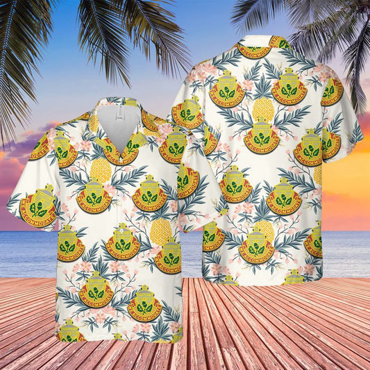 Army Hawaiian Shirt, US Army Illinois Army National Guard Hawaiian Shirt, Veteran Hawaiian Shirts