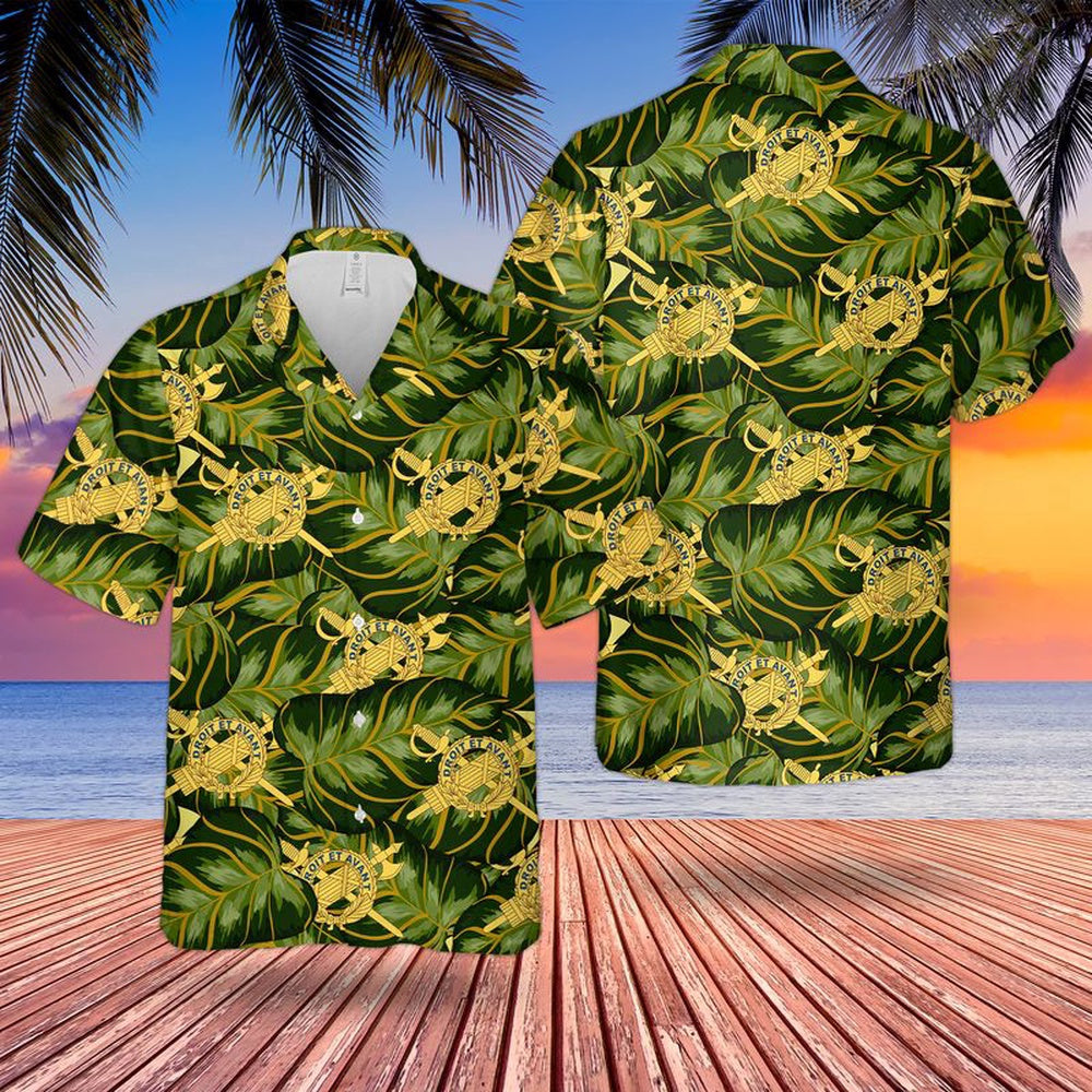 Army Hawaiian Shirt, US Army Inspector General Corps Branch Insignia Hawaiian Shirt, Veteran Hawaiian Shirts