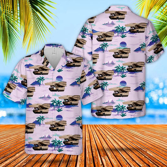 Army Hawaiian Shirt, US Army M1074 Joint Assault Bridge System Hawaiian Shirt, Veteran Hawaiian Shirts