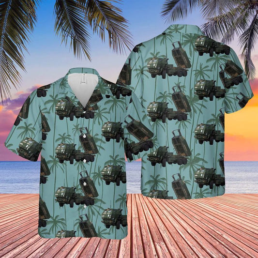 Army Hawaiian Shirt, US Army M142 HIMARS Of 17th Field Artillery Brigade Hawaiian Shirt, Veteran Hawaiian Shirts