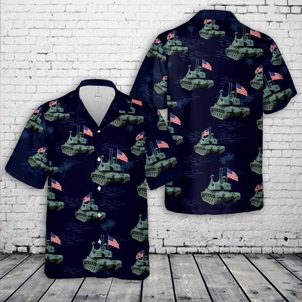 Army Hawaiian Shirt, US Army M247 Sergeant York Hawaiian Shirt, Veteran Hawaiian Shirts