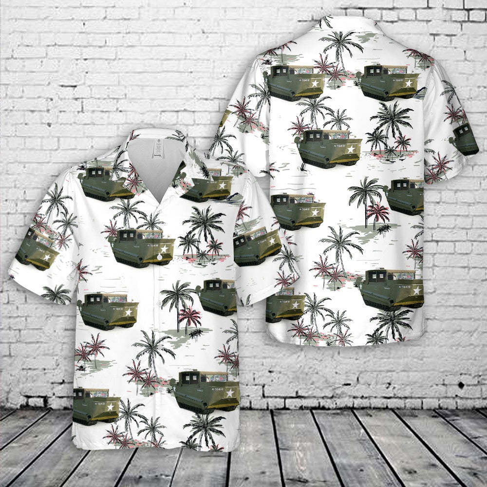 Army Hawaiian Shirt, US Army M29c Weasel US unarmored full track transport vehicle Hawaiian Shirt, Veteran Hawaiian Shirts