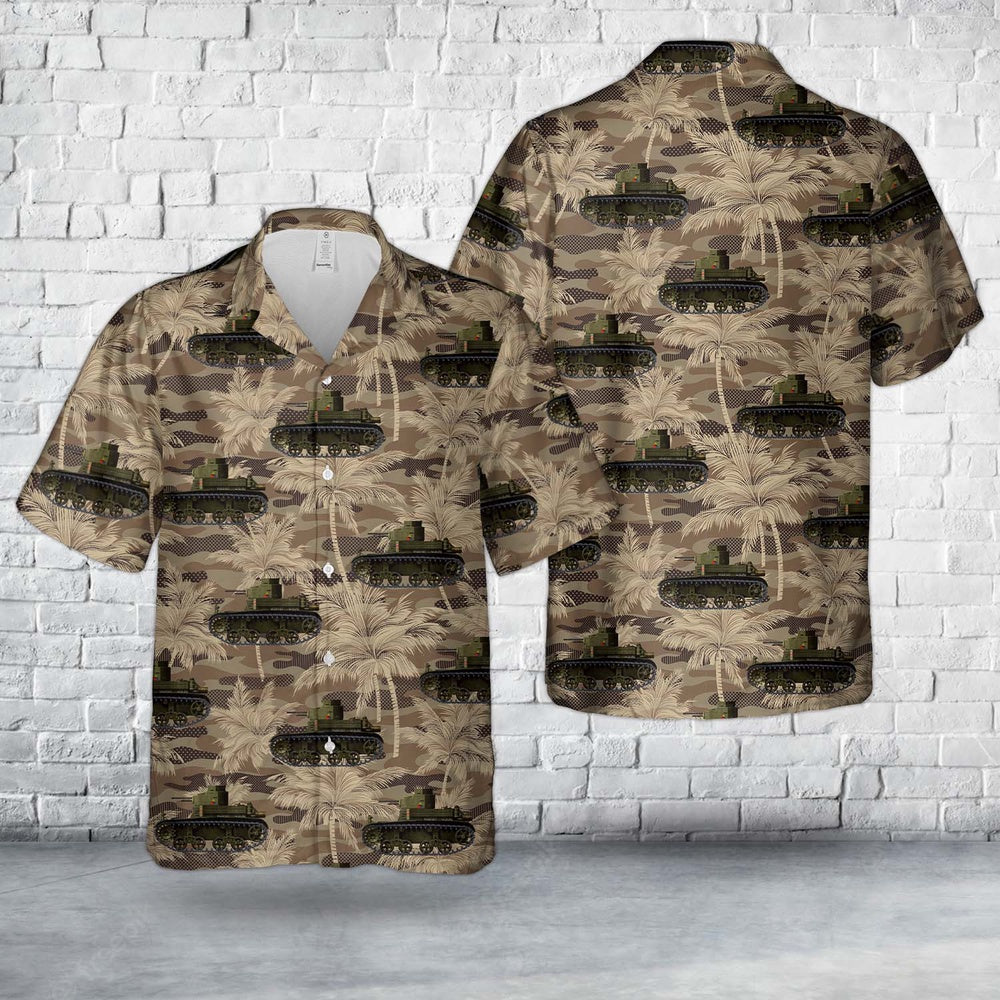 Army Hawaiian Shirt, US Army M2A2 “Mae West” from the 21st Armored Division Hawaiian Shirt, Veteran Hawaiian Shirts