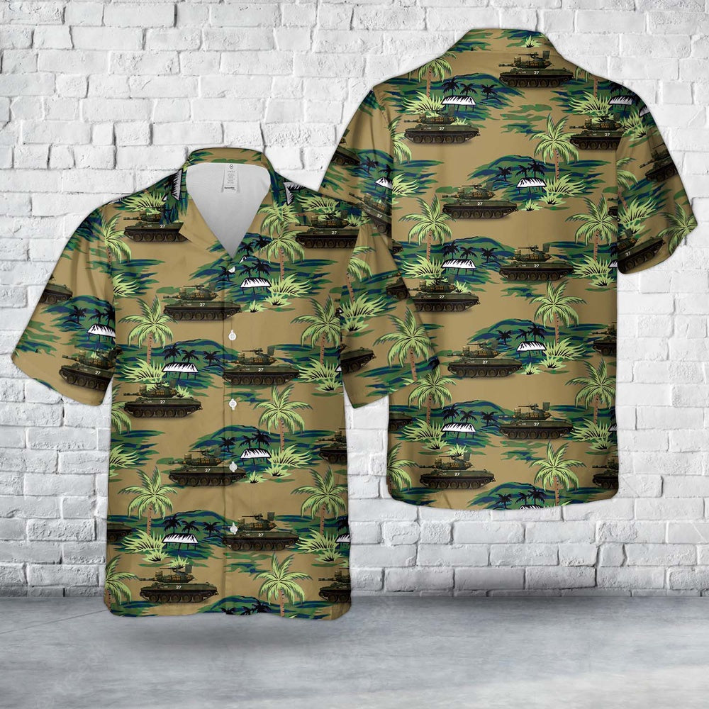 Army Hawaiian Shirt, US Army M551 ACAV, 11th Armored Cavalry Regiment, Cambodia, 1970 Hawaiian Shirt, Veteran Hawaiian Shirts