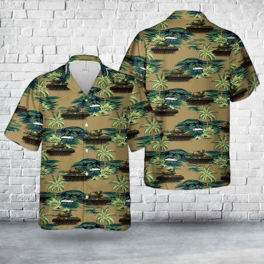 Army Hawaiian Shirt, US Army M551 ACAV, 11th Armored Cavalry Regiment, Cambodia, 1970 Hawaiian Shirt, Veteran Hawaiian Shirts