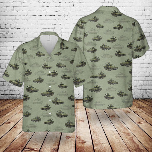 Army Hawaiian Shirt, US Army M551 Sheridan Tank Hawaiian Shirt, Veteran Hawaiian Shirts