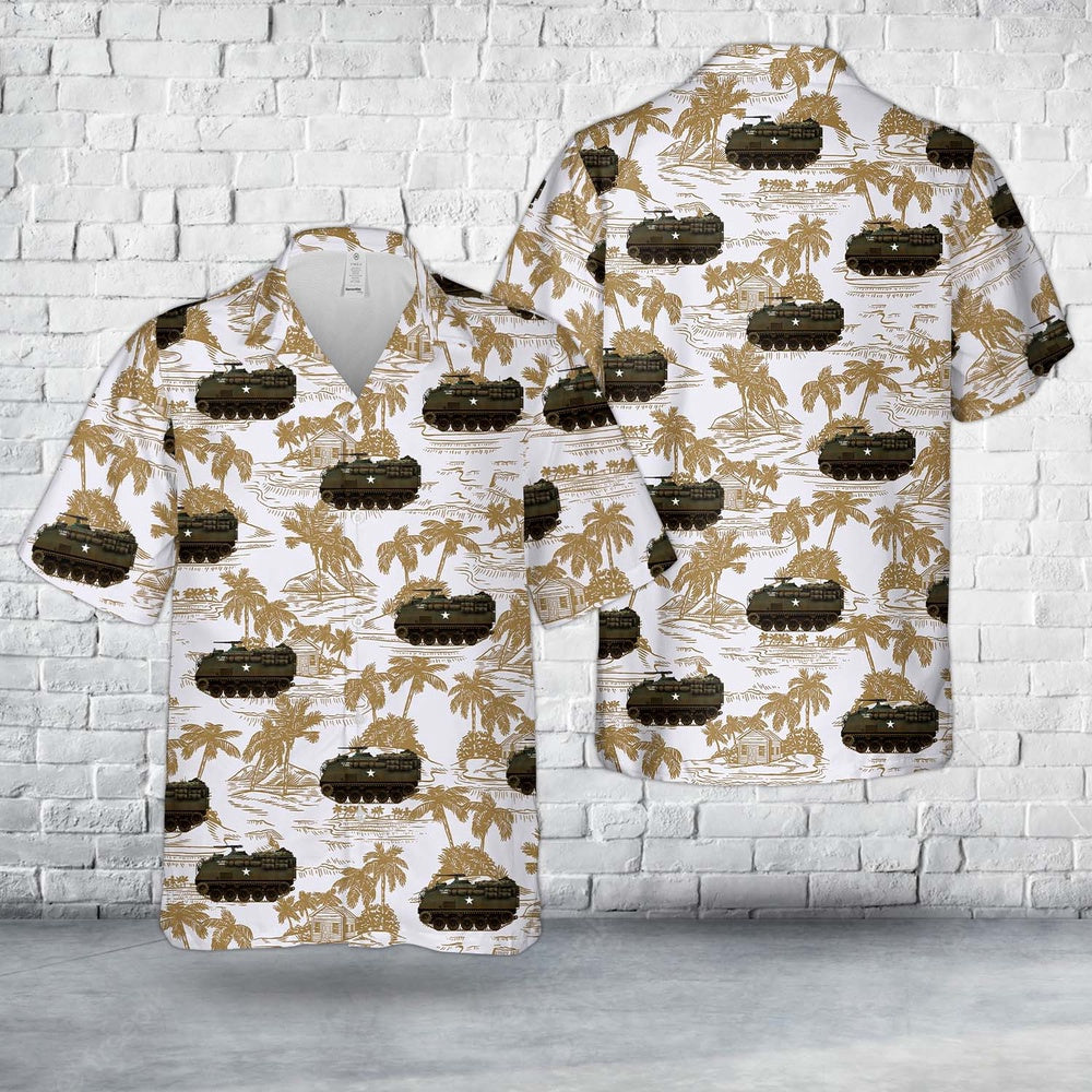 Army Hawaiian Shirt, US Army M75 in Korea, 1953 Hawaiian Shirt, Veteran Hawaiian Shirts