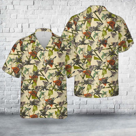 Army Hawaiian Shirt, US Army M777 Howitzer Hawaiian Shirt, Veteran Hawaiian Shirts