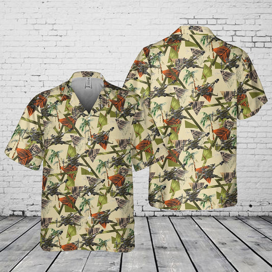 Army Hawaiian Shirt, US Army M777 Howitzer Pocket Hawaiian Shirt, Veteran Hawaiian Shirts