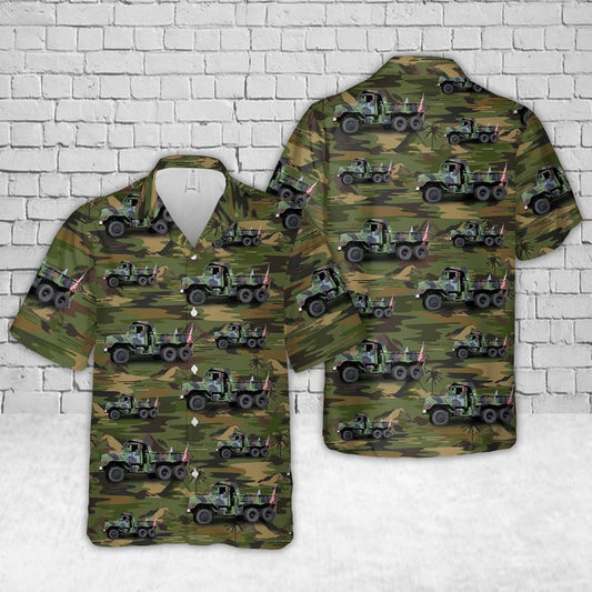 Army Hawaiian Shirt, US Army M939 Truck Hawaiian Shirt, Veteran Hawaiian Shirts