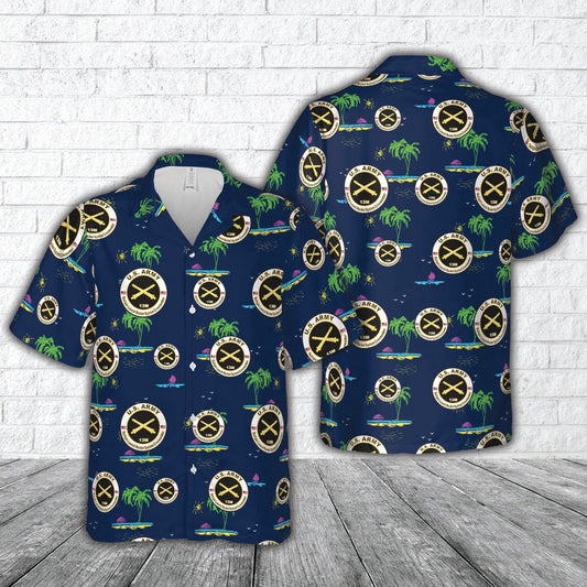 Army Hawaiian Shirt, US Army MOS 13M Multiple Launch Rocket System Crewmember Hawaiian Shirt, Veteran Hawaiian Shirts