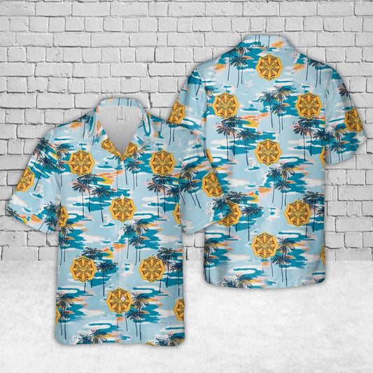 Army Hawaiian Shirt, US Army Master Gunner M1A1M1A2 Badge Hawaiian Shirt, Veteran Hawaiian Shirts