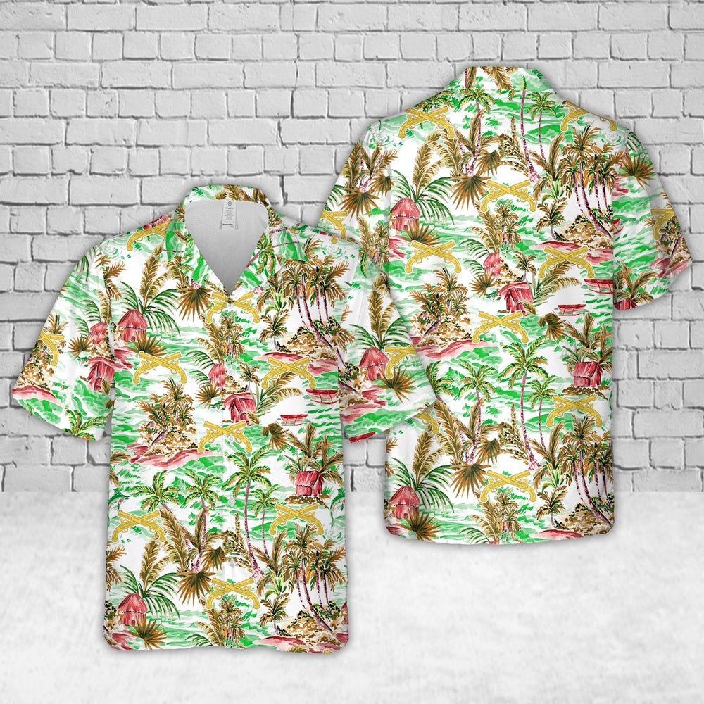 Army Hawaiian Shirt, US Army Military Police Corps (USAMPC) Branch insignia Hawaiian Shirt, Veteran Hawaiian Shirts