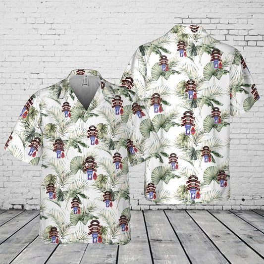 Army Hawaiian Shirt, US Army N Company (RANGER), 75th Infantry (AIRBORNE), 173rd Airborne Brigade Pocket Hawaiian Shirt, Veteran Hawaiian Shirts