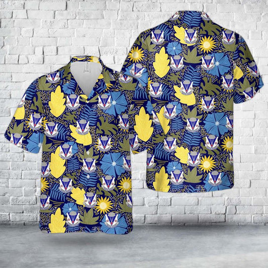 Army Hawaiian Shirt, US Army Nebraska Army National Guard 2nd Battalion, 134th Infantry Regiment (Airborne) Hawaiian Shirt, Veteran Hawaiian Shirts