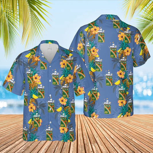 Army Hawaiian Shirt, US Army New York Army National Guard 69th New York Infantry Regiment Hawaiian Shirt, Veteran Hawaiian Shirts