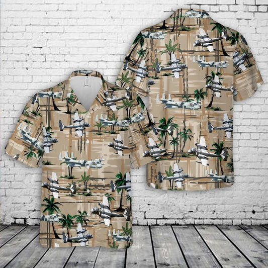 Army Hawaiian Shirt, US Army OV-1D Mohawk Hawaiian Shirt, Veteran Hawaiian Shirts