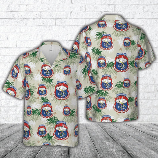 Army Hawaiian Shirt, US Army Phantom Airborne Brigade Hawaiian Shirt, Veteran Hawaiian Shirts