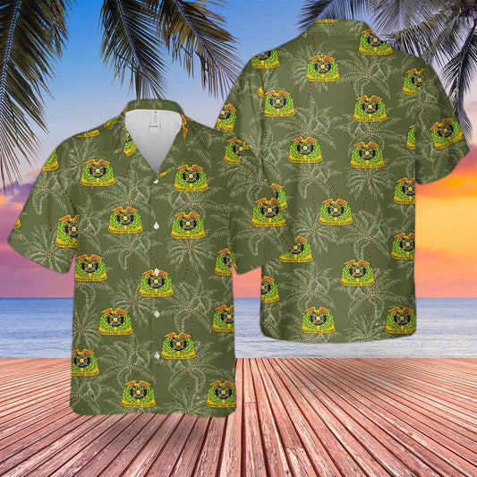 Army Hawaiian Shirt, US Army Quartermaster Corps Hawaiian Shirt, Veteran Hawaiian Shirts