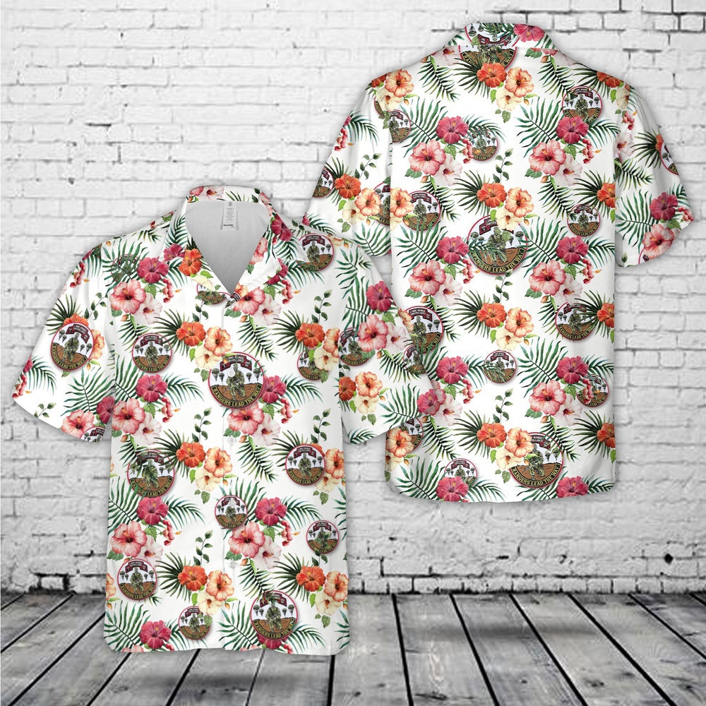 Army Hawaiian Shirt, US Army Ranger Long Range Surveillance Company 425 Infantry Regiment Airborne Hawaiian Shirt, Veteran Hawaiian Shirts
