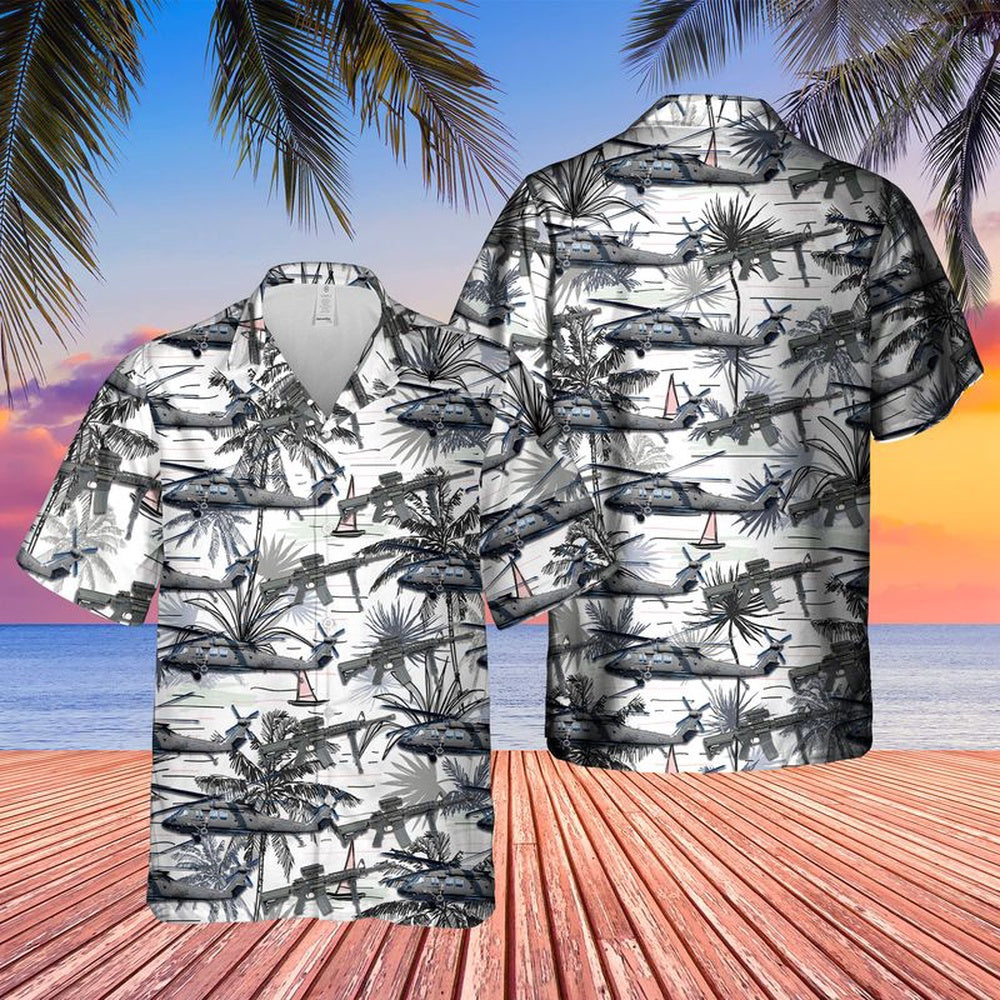 Army Hawaiian Shirt, US Army Sikorsky UH-60M Black Hawk Hawaiian Shirt, Veteran Hawaiian Shirts