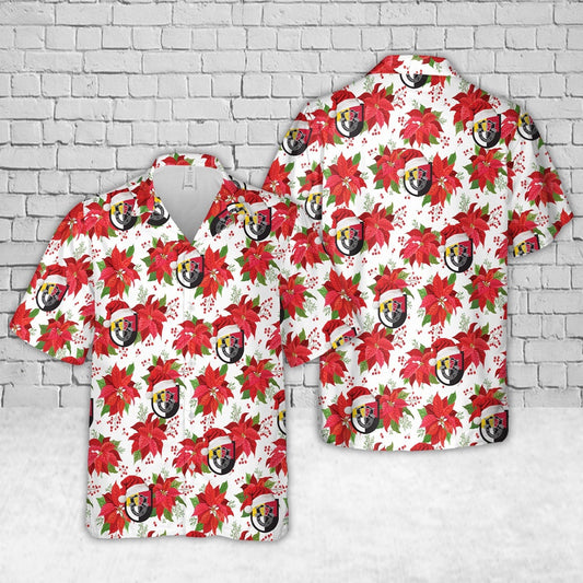 Army Hawaiian Shirt, US Army Special Forces 3rd Special Forces Group (Airborne) (3rd SFG(A)) Christmas Hawaiian Shirt, Veteran Hawaiian Shirts