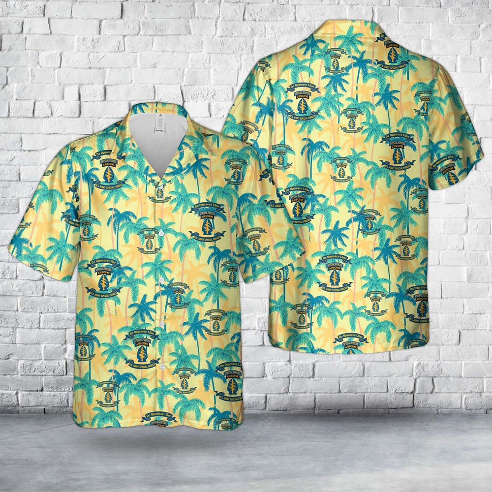 Army Hawaiian Shirt, US Army Special Forces Hawaiian Shirt, Veteran Hawaiian Shirts