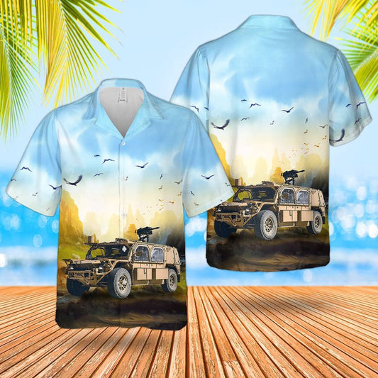 Army Hawaiian Shirt, US Army Special Operations Command M1288 GMV 1.1 Hawaiian Shirt, Veteran Hawaiian Shirts