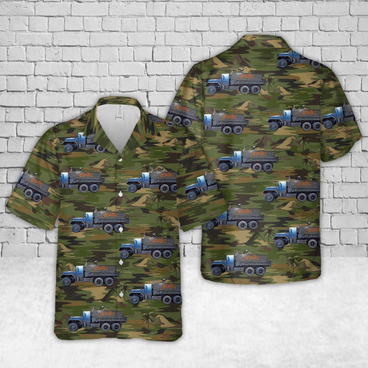 Army Hawaiian Shirt, US Army The Brutus Gun Truck Hawaiian Shirt, Veteran Hawaiian Shirts