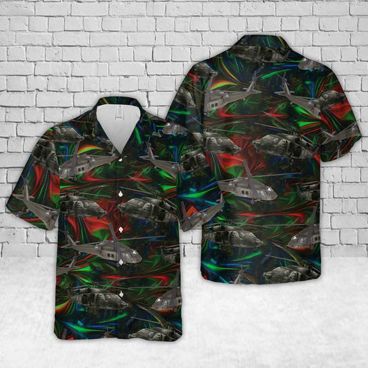 Army Hawaiian Shirt, US Army UH-60 Black Hawk Hawaiian Shirt, Veteran Hawaiian Shirts