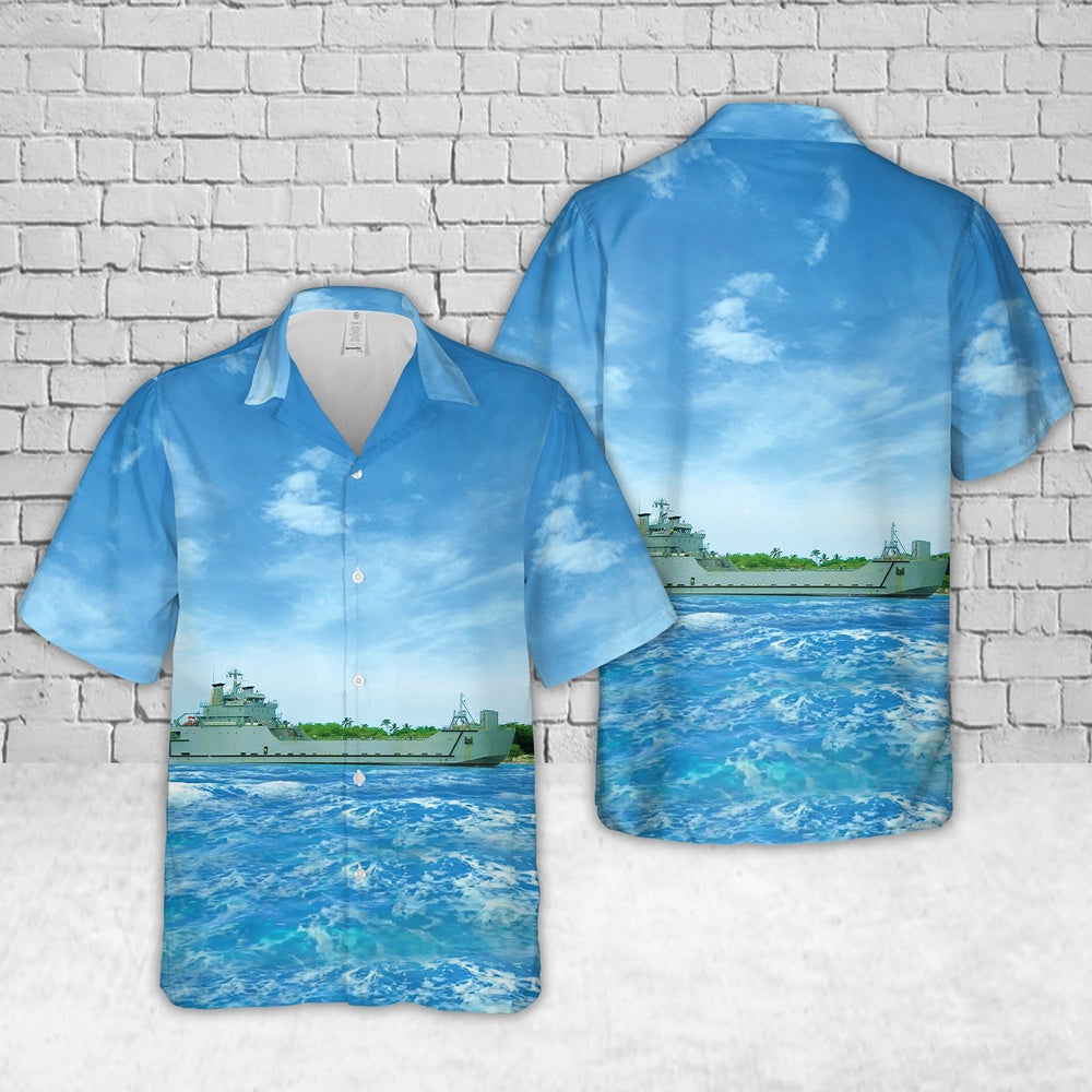 Army Hawaiian Shirt, US Army USAV SSGT Robert T. Kuroda (LSV-7) Hawaiian Shirt, Veteran Hawaiian Shirts