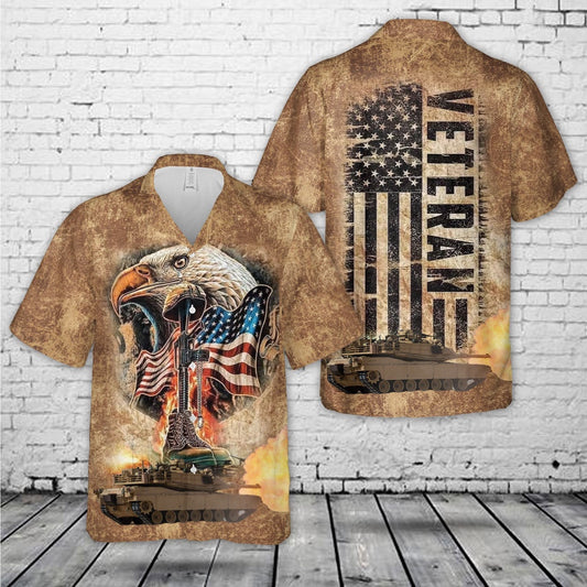 Army Hawaiian Shirt, US Army Veteran Hawaiian Shirt, Veteran Hawaiian Shirts